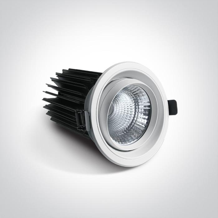 WHITE COB LED 50W CW 40deg 230V