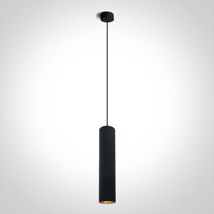 BLACK PENDANT GU10 10W DARK LIGHT