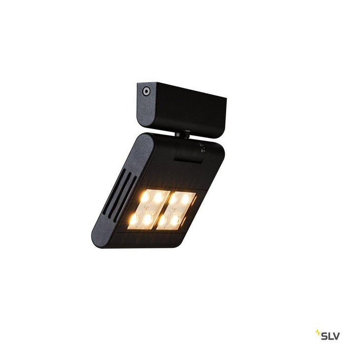 LENITO Indoor LED recessed wall light black 3000K