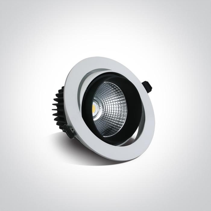 WHITE COB LED 38w CW 100-240v