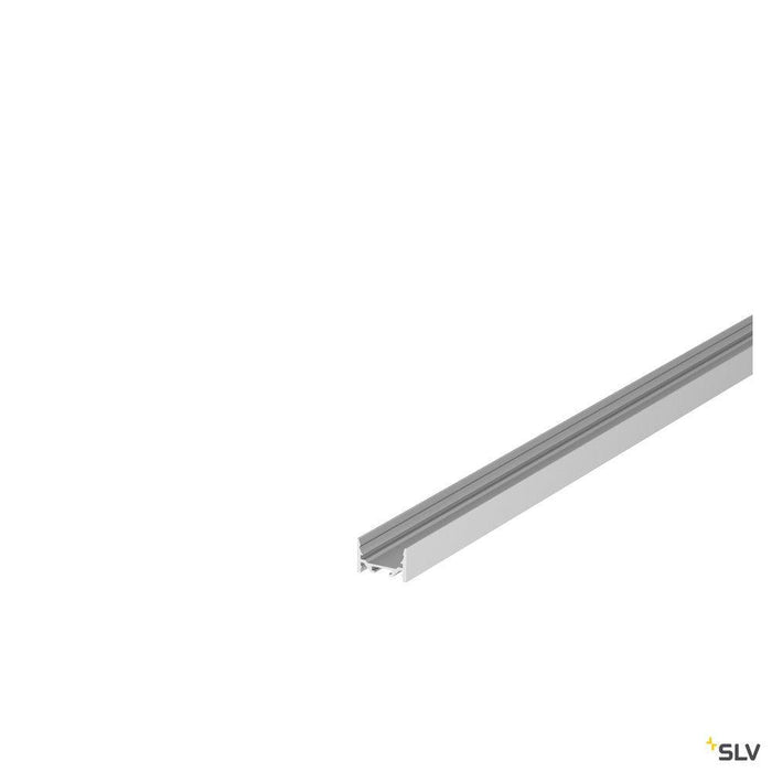 GRAZIA 20, surface mounted profile, LED, flat, smooth, 3m, aluminium