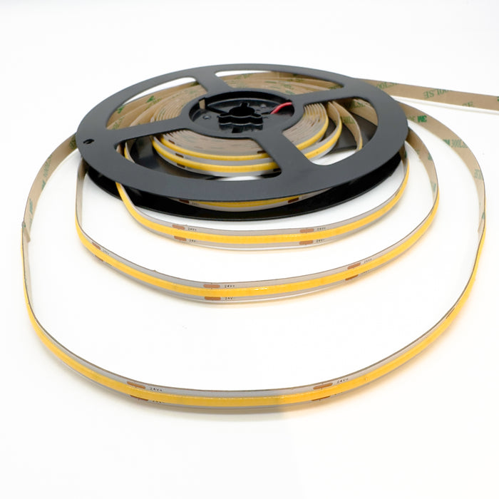 Single Colour LED COB Strip, 10 W/m IP20 24V 4000K 480 LEDs/m CRI>92 5 Metre