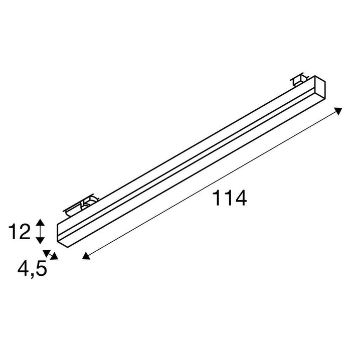 SIGHT DALI, for 240V 3-circuit tracks, LED, 3000K, white, incl. 3-circuit adapter