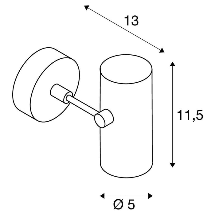 REVILO LED Wall and Ceiling luminaire, white, 3000K, 36°