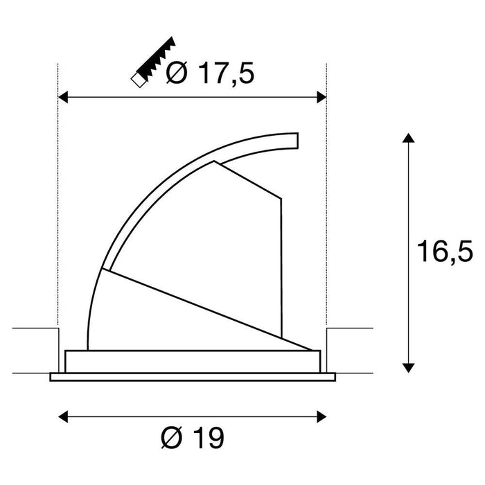 GIMBLE IN 175 Move Indoor LED DL white 4000K