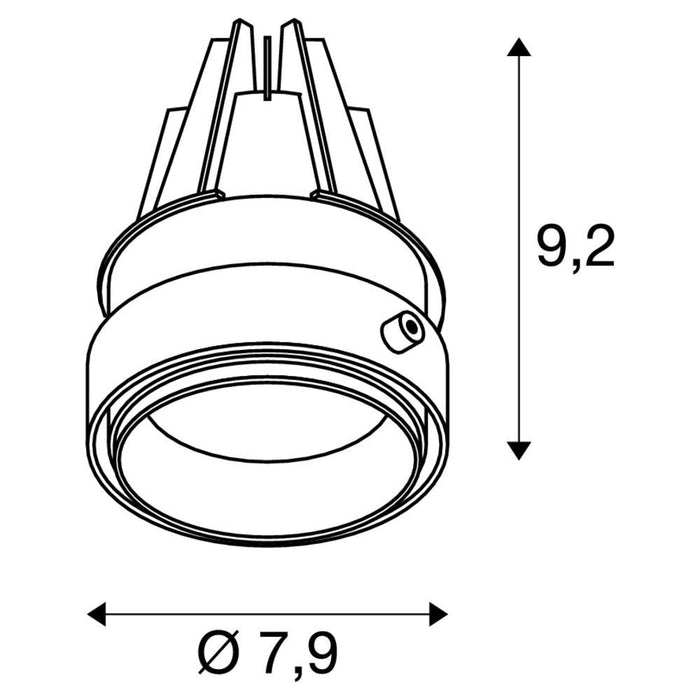 AIXLIGHT PRO 50 LED module 4000K white/black 50°