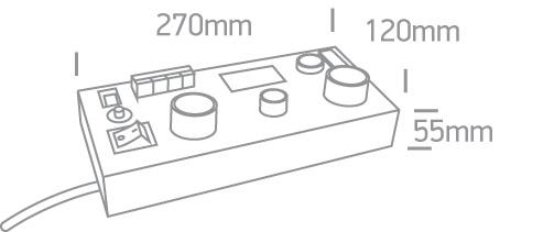 E27 / GU10 / E14 TESTING PANEL.