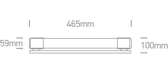 CHROME 2G11 24w IP44