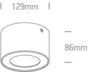 WHITE LED 10W WW IP20 ADJUSTABLE 230V