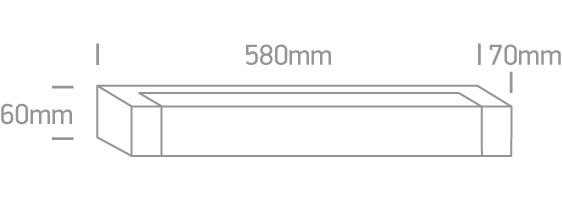 CHROME LED CW 23w IP44 230V