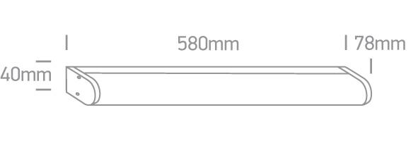 CHROME LED WW 23w IP44 230V