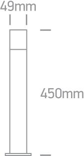 ALUMINIUM 1w LED WW IP54