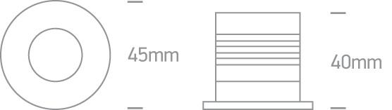 BLACK LED WW 1W/350mA 3W/700mA DARK LIGHT