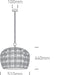 ANTIQUE ORIENTAL PENDANT E27 40W.