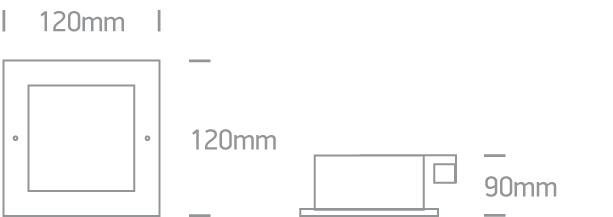 BRUSHED CHROME E27 15W