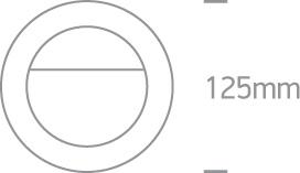 GREY WALL RECESSED LED WW IP54