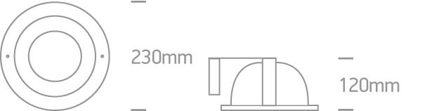 BRUSHED CHROME 2xE27 20W