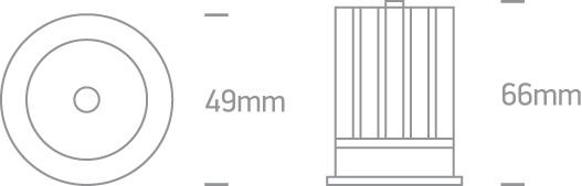 ALUMINIUM LED MR16 MODULE 12W WW 38deg 350mA