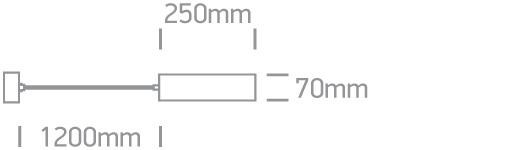 GYPSUM PENDANT GU10 10w 100-240v.