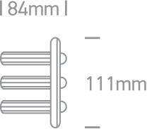 R111 ALUMINIUM LED WW 6x3w 35d 350/700mA