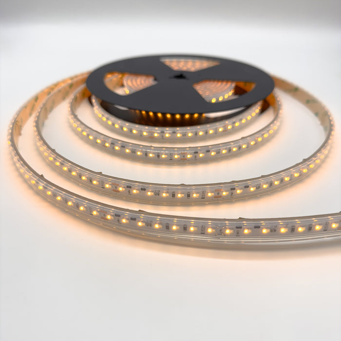 Dim-to-Warm LED Strip, 18 W/m IP65 24V 1800K - 3000K 224 LEDs/m CRI>97