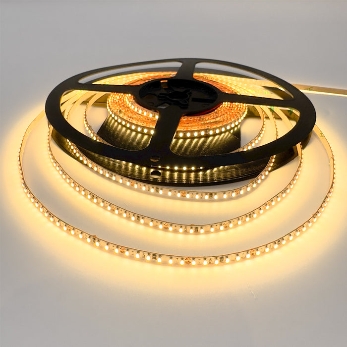 Single Colour MICRO LED Strip 10 W/m IP20 24V 2700K 240 LEDs/m CRI>97 5 Metre