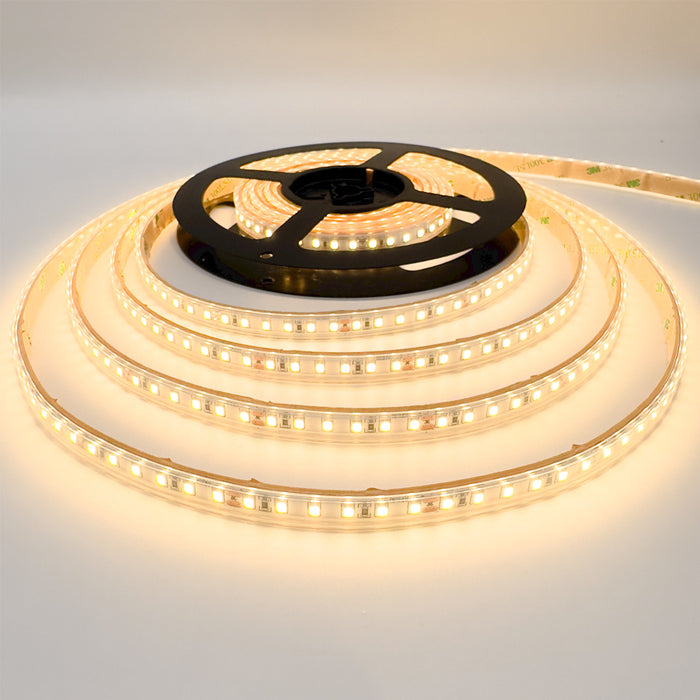 Single Colour LED Strip 10 W/m IP65 24V 2700K 120 LEDs/m CRI>92 30  Metre