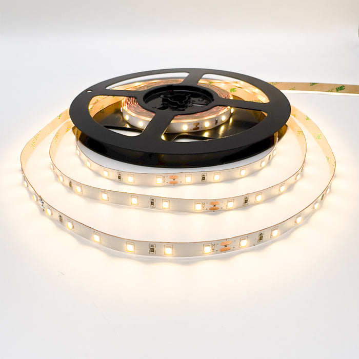 Single Colour LED Strip 12 W/m IP20 24V 2700K 60 LEDs/m CRI>92 10 Metre