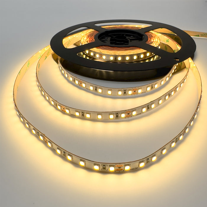 Single Colour LED Strip 5 W/m IP20 24V 2700K 120 LEDs/m CRI>92 10 Metre