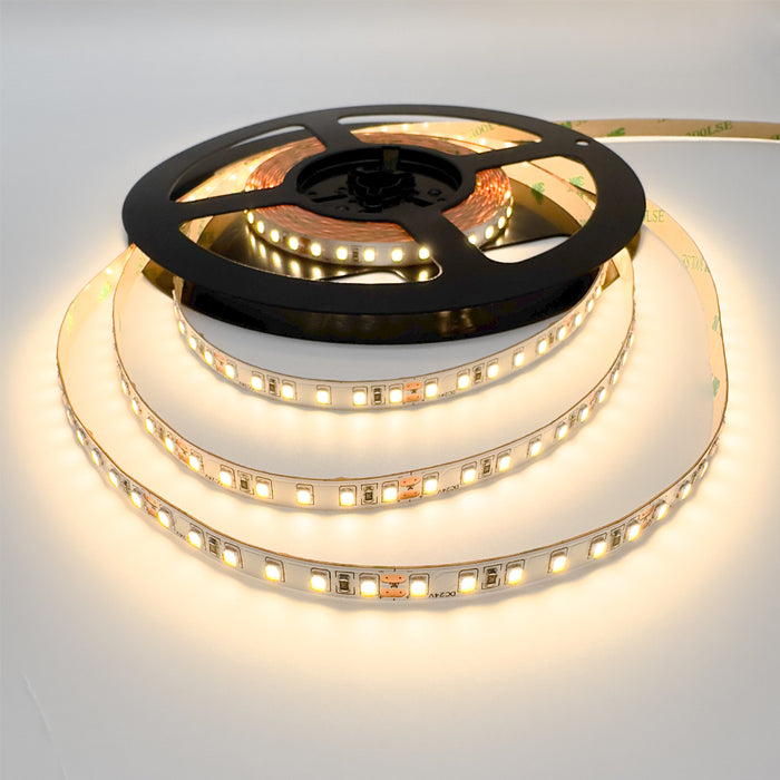 Single Colour LED Strip 20 W/m IP20 24V 3000K 120 LEDs/m CRI>92 10 Metre