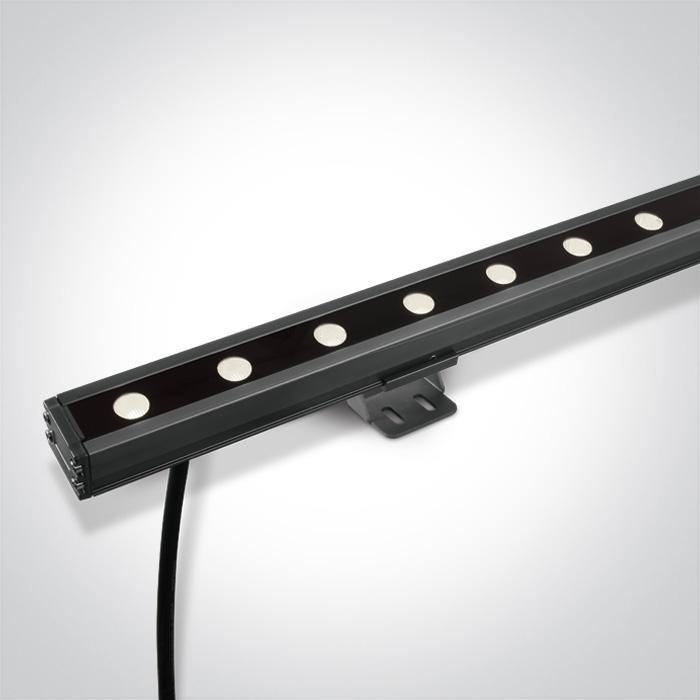 GREY LED 12x1w CW 20x60deg LENS IP66 24v DIMMABLE.