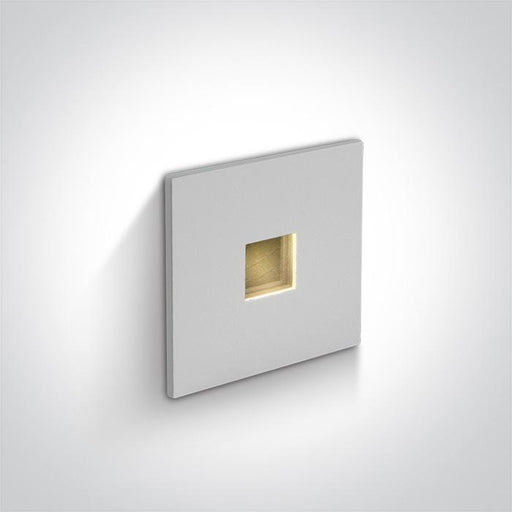 WHITE RECESSED 1W WW DARK LIGHT IP54 350mA.