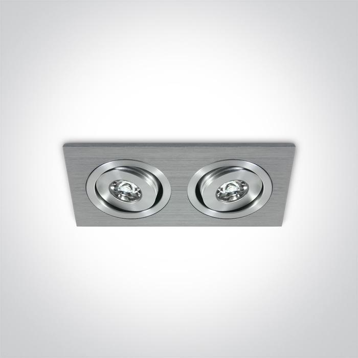 ALUMINIUM LED DL 2x1w 15d 350mA.