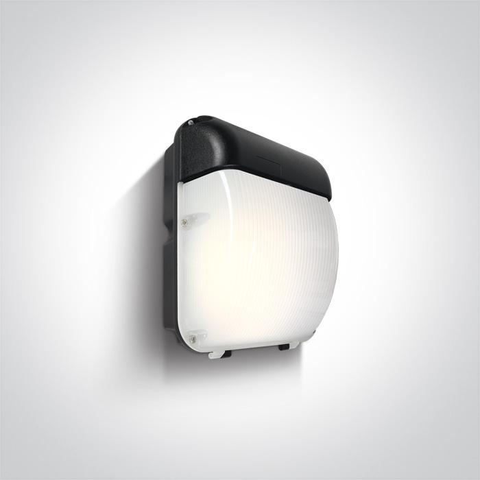 LED WALL LIGHT 50W CW IP65 230V BLACK.