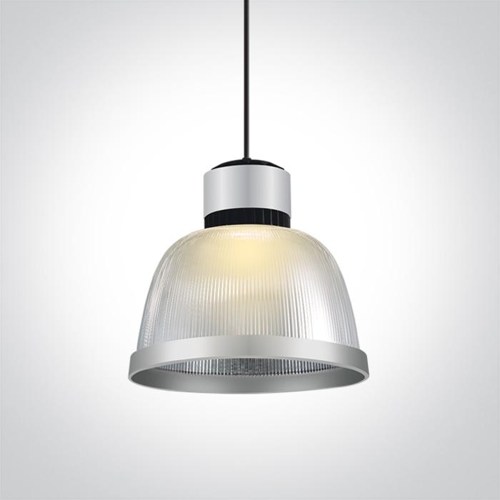 GREY PENDANT LED 30W WW 230V.
