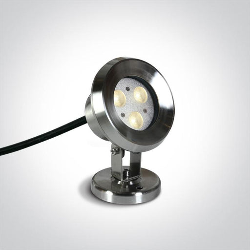 3X1W LED CW SS316 IP68 ADJUSTABLE UNDERWATER 24V.