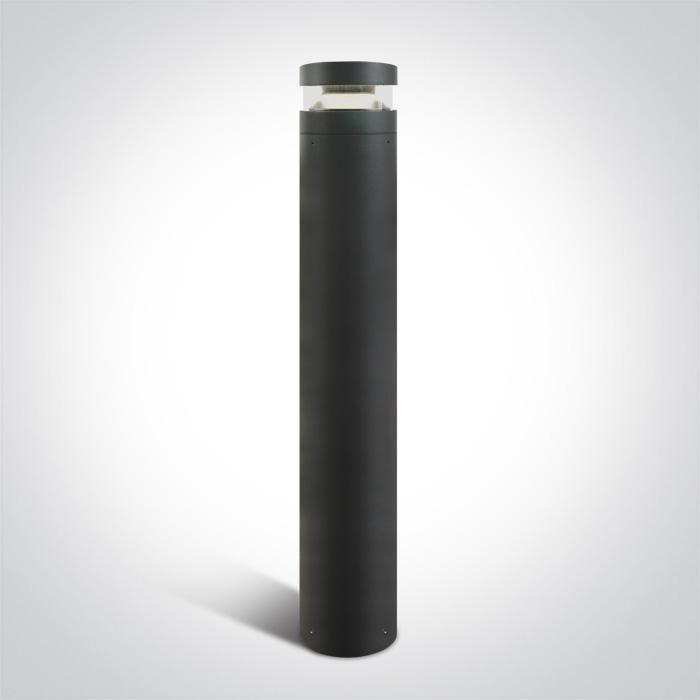 ANTHRACITE LED BOLLARD 100cm 20W CW IP65 230V.