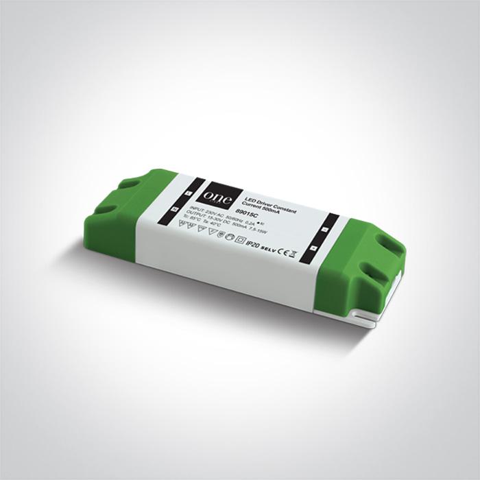 LED DRIVER 500mA 7,5-15w INPUT 230v.