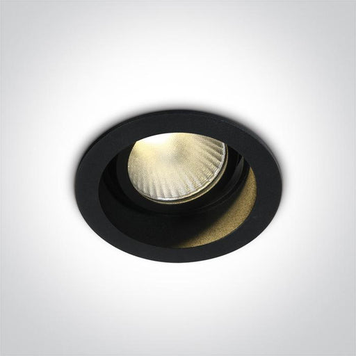 BLACK LED 12W WW 700mA 24deg IP20 DARK LIGHT ADJUSTABLE.