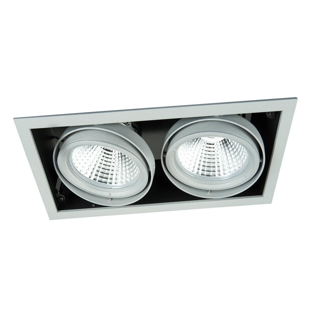 Moon 2 Retail 24°, Grey, 4000k Fresh Fish, 2x3000lm, CRI>90, Recessed