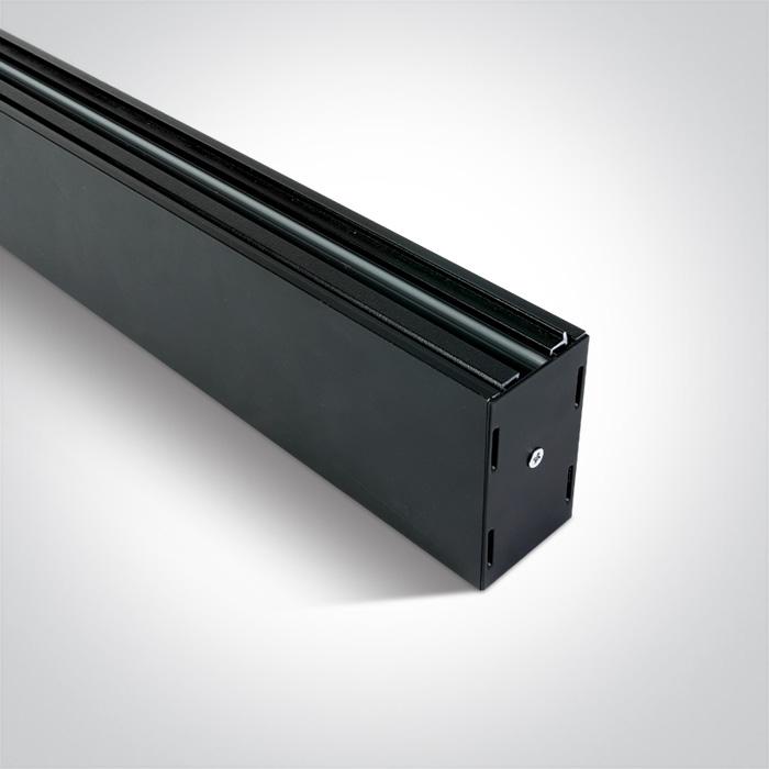 BLACK PROFILE FOR SQUARE TRACK 210cm.