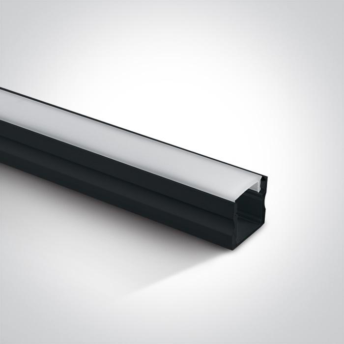 BLACK PROFILE 2m + PC opal diffuser.