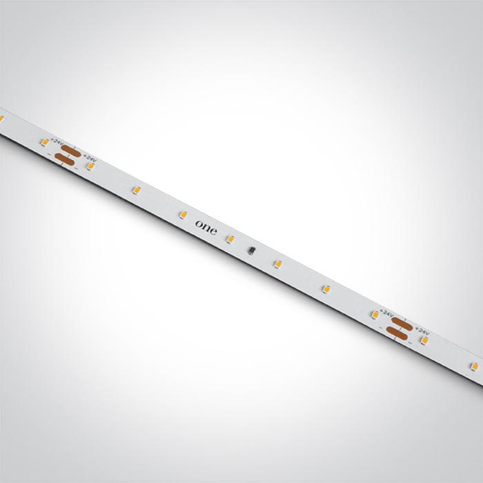 LED STRIP 24vDC WW 5m ROLL 4,8w/m IP20.