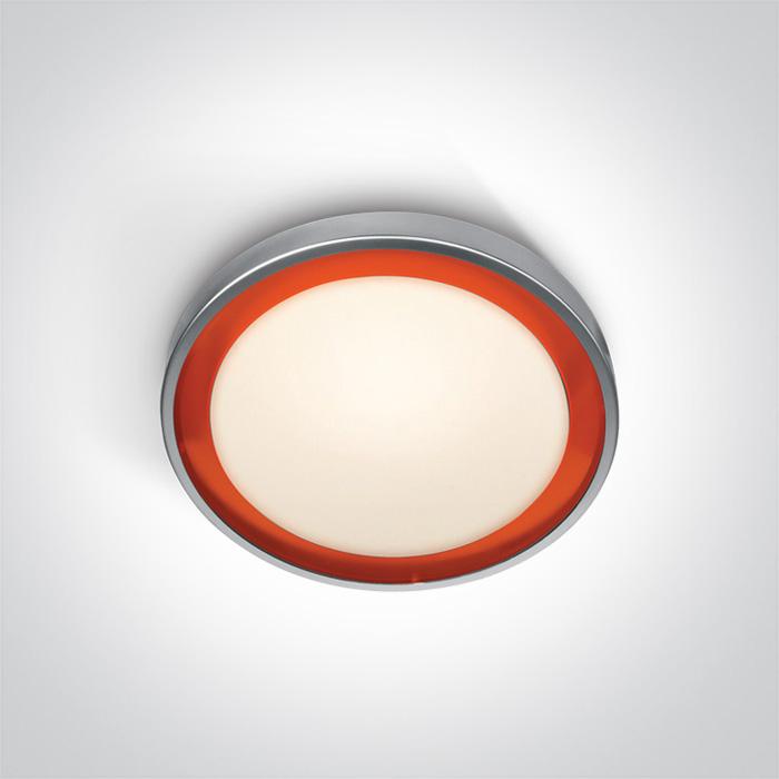 GREY LED 11W WW ORANGE RING 230v.