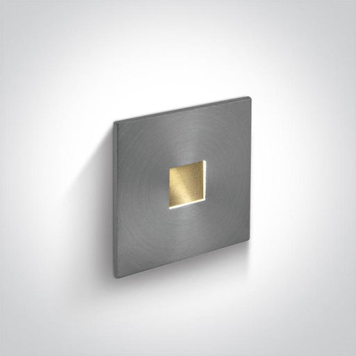 ALUMINIUM RECESSED 1W WW DARK LIGHT IP54 350mA.