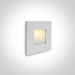 WALL RECESSED 1W LED WW IP44 230V BODY ONLY.