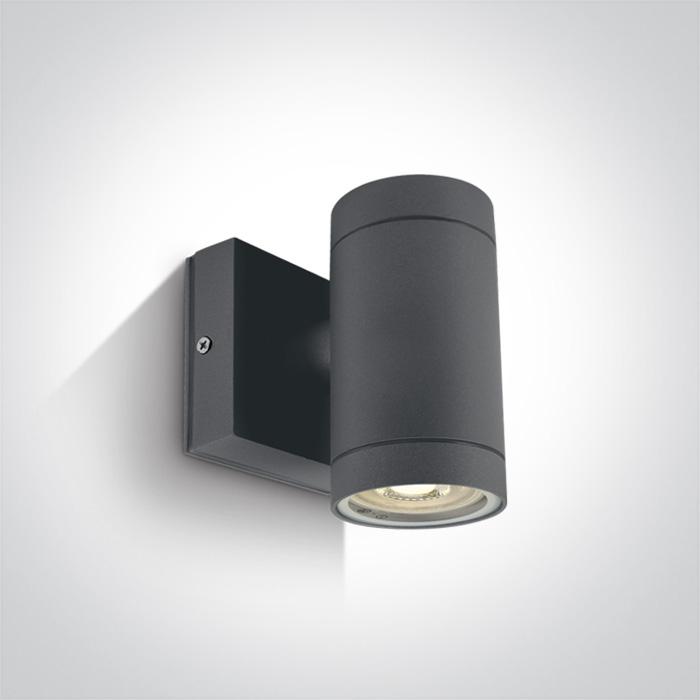 ANTHRACITE WALL GU10 10w IP54.