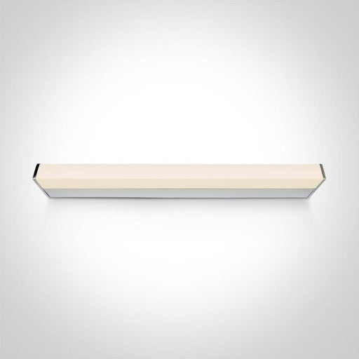 CHROME T8 LED TUBE 600mm IP44.