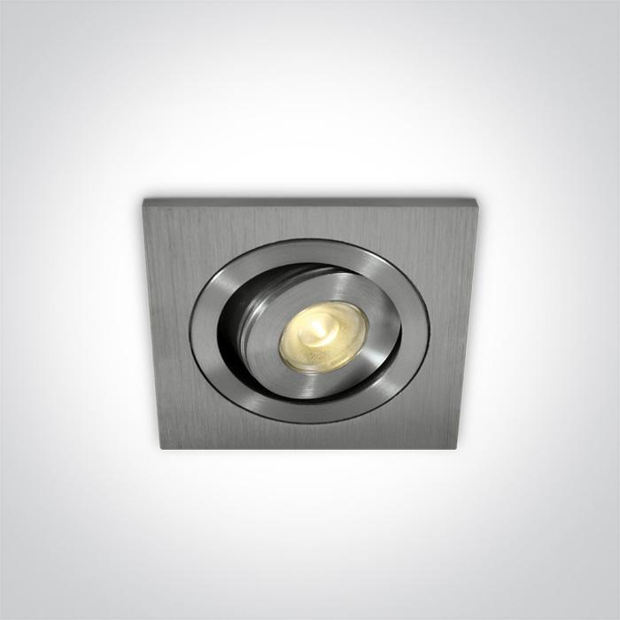 ALUMINIUM LED WARMW 1w 15d.