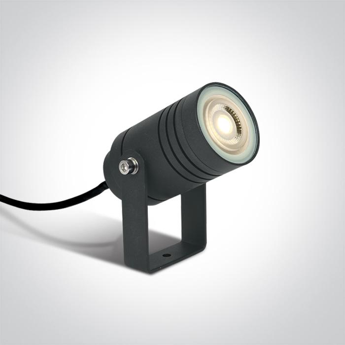 ANTHRACITE GARDEN SPOT GU10 10W IP65.